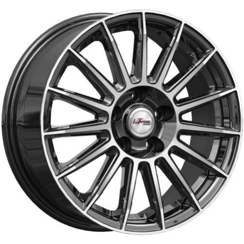 Купить диски iFree Азур 6.5x16 5*112 ET43 DIA57.1 Блэк Джек Литой в Севастополе 