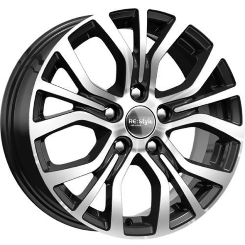 Купить диски K&K КС736 6.5x16 5*114.3 ET45 DIA67.1 Алмаз черный Литой в Севастополе 