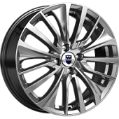 Купить диски K&K Flanker 6.5x17 4*100 ET45 DIA67.1 Дарк платинум Литой в Севастополе 